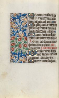 Book of Hours (Use of Rouen): fol. 111v, c. 1470. Creator: Master of the Geneva Latini (French, active Rouen, 1460-80)