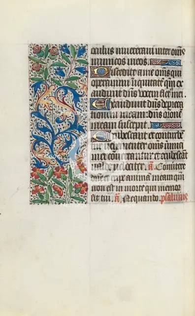 Book of Hours (Use of Rouen): fol. 112v, c. 1470. Creator: Master of the Geneva Latini (French, active Rouen, 1460-80).