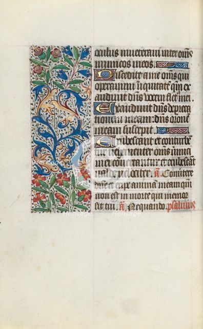Book of Hours (Use of Rouen): fol. 112v, c. 1470. Creator: Master of the Geneva Latini (French, active Rouen, 1460-80).