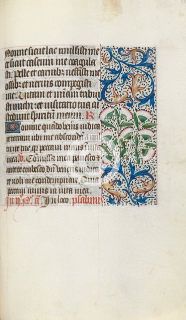 Book of Hours (Use of Rouen): fol. 117r, c. 1470. Creator: Master of the Geneva Latini (French, active Rouen, 1460-80).
