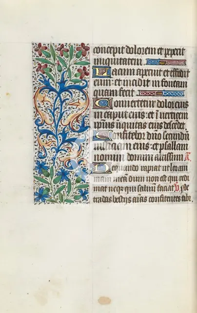 Book of Hours (Use of Rouen): fol. 114v, c. 1470. Creator: Master of the Geneva Latini (French, active Rouen, 1460-80).
