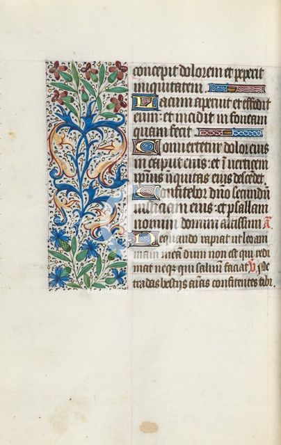 Book of Hours (Use of Rouen): fol. 114v, c. 1470. Creator: Master of the Geneva Latini (French, active Rouen, 1460-80).