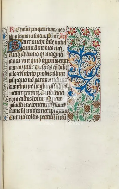 Book of Hours (Use of Rouen): fol. 115r, c. 1470. Creator: Master of the Geneva Latini (French, active Rouen, 1460-80).