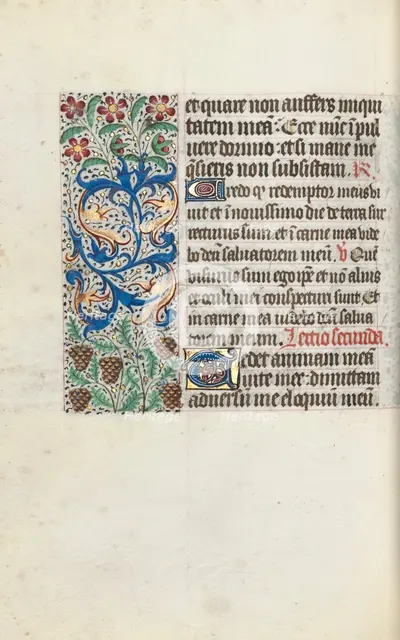 Book of Hours (Use of Rouen): fol. 115v, c. 1470. Creator: Master of the Geneva Latini (French, active Rouen, 1460-80).