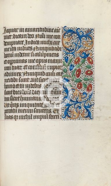 Book of Hours (Use of Rouen): fol. 116r, c. 1470. Creator: Master of the Geneva Latini (French, active Rouen, 1460-80).