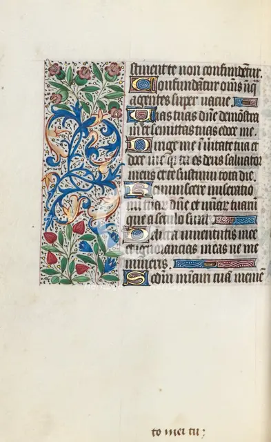 Book of Hours (Use of Rouen): fol. 118v, c. 1470. Creator: Master of the Geneva Latini (French, active Rouen, 1460-80).