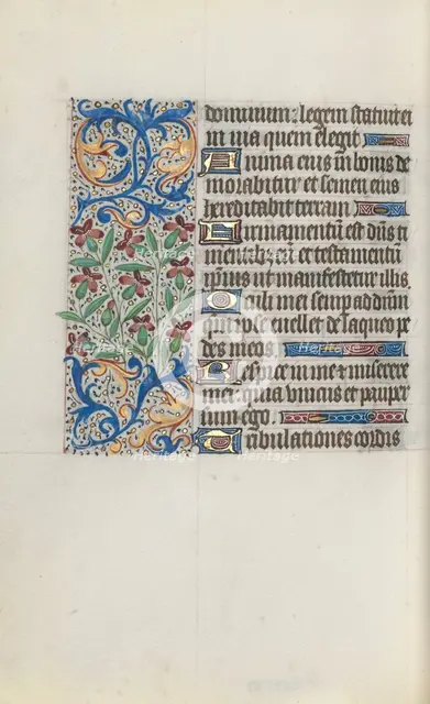 Book of Hours (Use of Rouen): fol. 119v, c. 1470. Creator: Master of the Geneva Latini (French, active Rouen, 1460-80).