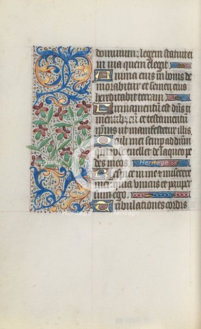 Book of Hours (Use of Rouen): fol. 119v, c. 1470. Creator: Master of the Geneva Latini (French, active Rouen, 1460-80).