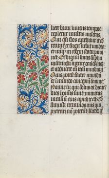 Book of Hours (Use of Rouen): fol. 123v, c. 1470. Creator: Master of the Geneva Latini (French, active Rouen, 1460-80)