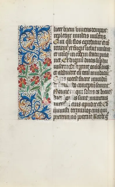Book of Hours (Use of Rouen): fol. 123v, c. 1470. Creator: Master of the Geneva Latini (French, active Rouen, 1460-80).