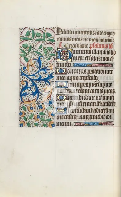 Book of Hours (Use of Rouen): fol. 120v, c. 1470. Creator: Master of the Geneva Latini (French, active Rouen, 1460-80).