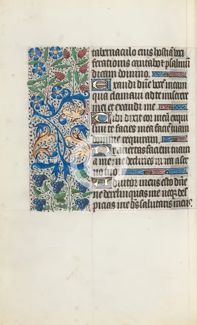 Book of Hours (Use of Rouen): fol. 121v, c. 1470. Creator: Master of the Geneva Latini (French, active Rouen, 1460-80).