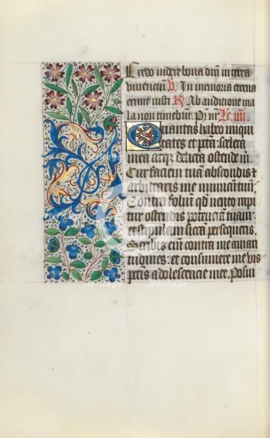 Book of Hours (Use of Rouen): fol. 122v, c. 1470. Creator: Master of the Geneva Latini (French, active Rouen, 1460-80).