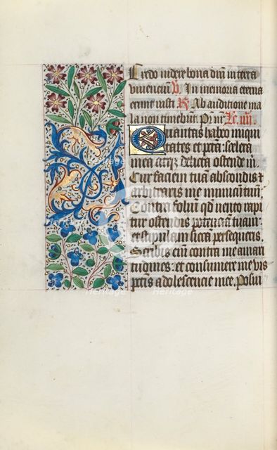 Book of Hours (Use of Rouen): fol. 122v, c. 1470. Creator: Master of the Geneva Latini (French, active Rouen, 1460-80).