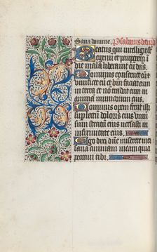 Book of Hours (Use of Rouen): fol. 127v, c. 1470. Creator: Master of the Geneva Latini (French, active Rouen, 1460-80)