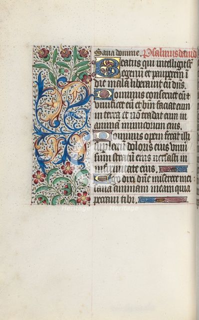 Book of Hours (Use of Rouen): fol. 127v, c. 1470. Creator: Master of the Geneva Latini (French, active Rouen, 1460-80).