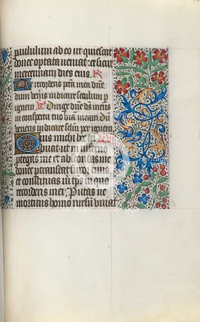 Book of Hours (Use of Rouen): fol. 124r, c. 1470. Creator: Master of the Geneva Latini (French, active Rouen, 1460-80).