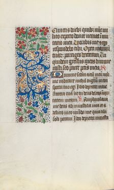 Book of Hours (Use of Rouen): fol. 124v, c. 1470. Creator: Master of the Geneva Latini (French, active Rouen, 1460-80)