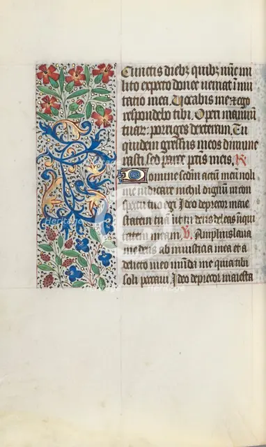 Book of Hours (Use of Rouen): fol. 124v, c. 1470. Creator: Master of the Geneva Latini (French, active Rouen, 1460-80).