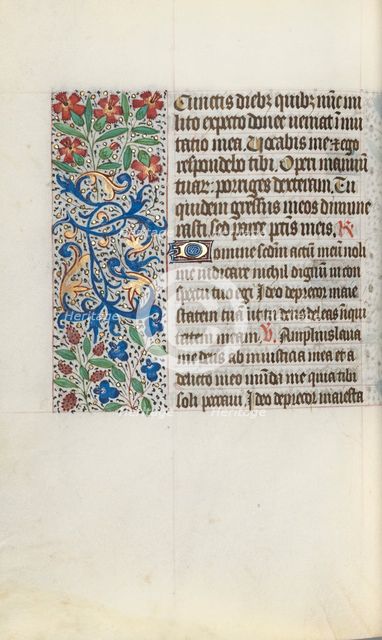Book of Hours (Use of Rouen): fol. 124v, c. 1470. Creator: Master of the Geneva Latini (French, active Rouen, 1460-80).