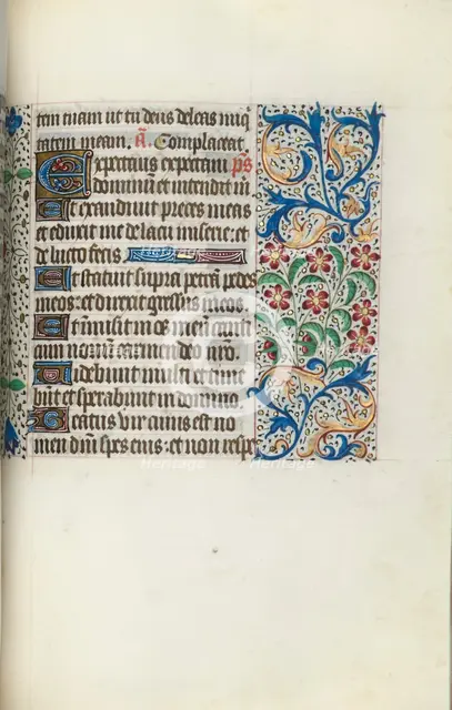 Book of Hours (Use of Rouen): fol. 125r, c. 1470. Creator: Master of the Geneva Latini (French, active Rouen, 1460-80).