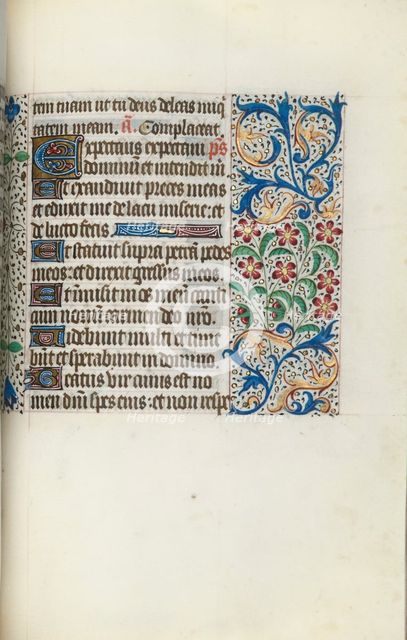 Book of Hours (Use of Rouen): fol. 125r, c. 1470. Creator: Master of the Geneva Latini (French, active Rouen, 1460-80).