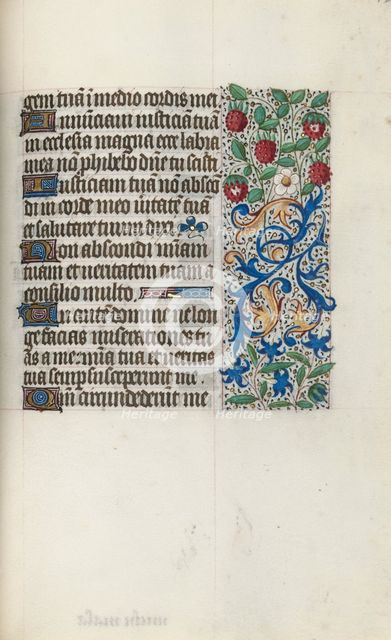Book of Hours (Use of Rouen): fol. 126r, c. 1470. Creator: Master of the Geneva Latini (French, active Rouen, 1460-80).