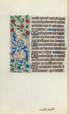 Book of Hours (Use of Rouen): fol. 126v, c. 1470. Creator: Master of the Geneva Latini (French, active Rouen, 1460-80)