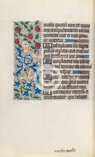 Book of Hours (Use of Rouen): fol. 126v, c. 1470. Creator: Master of the Geneva Latini (French, active Rouen, 1460-80).