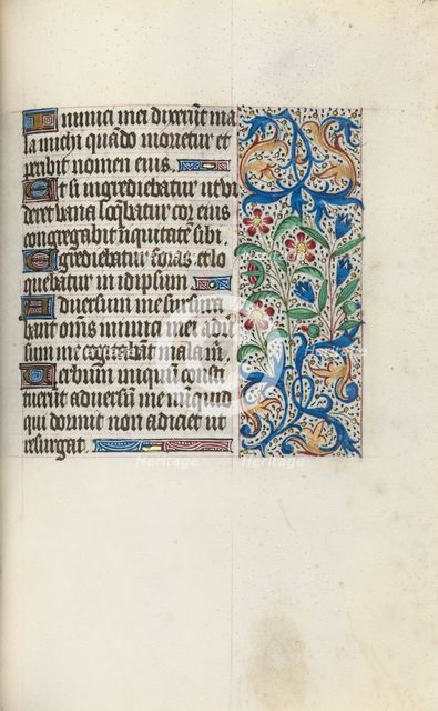 Book of Hours (Use of Rouen): fol. 128r, c. 1470. Creator: Master of the Geneva Latini (French, active Rouen, 1460-80).