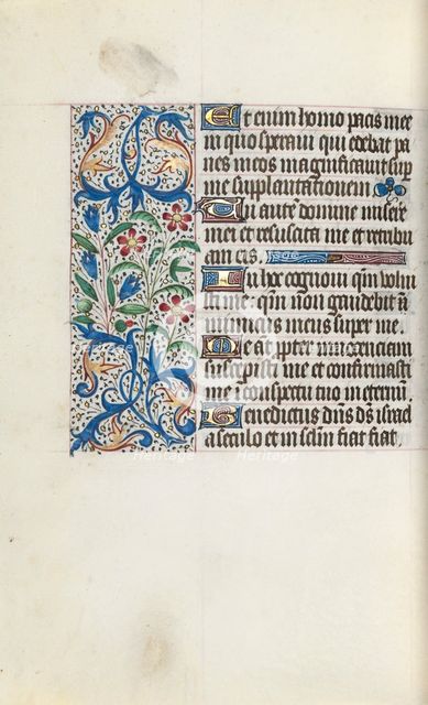 Book of Hours (Use of Rouen): fol. 128v, c. 1470. Creator: Master of the Geneva Latini (French, active Rouen, 1460-80).