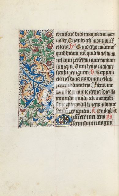 Book of Hours (Use of Rouen): fol. 133v, c. 1470. Creator: Master of the Geneva Latini (French, active Rouen, 1460-80).