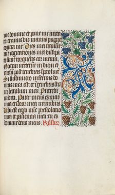 Book of Hours (Use of Rouen): fol. 131r, c. 1470. Creator: Master of the Geneva Latini (French, active Rouen, 1460-80)
