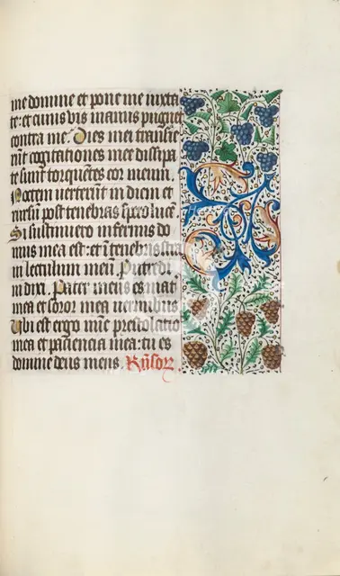Book of Hours (Use of Rouen): fol. 131r, c. 1470. Creator: Master of the Geneva Latini (French, active Rouen, 1460-80).