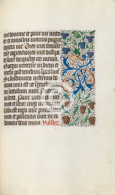 Book of Hours (Use of Rouen): fol. 131r, c. 1470. Creator: Master of the Geneva Latini (French, active Rouen, 1460-80).