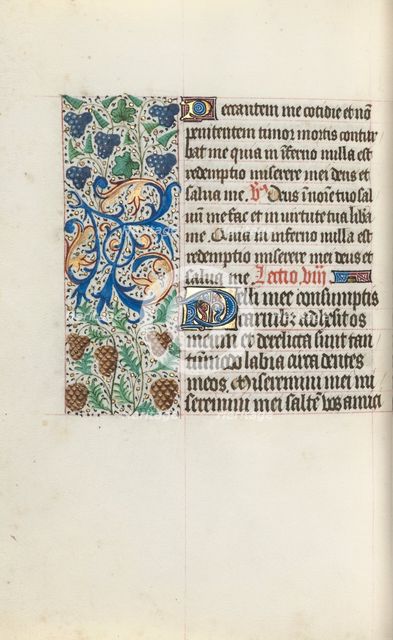 Book of Hours (Use of Rouen): fol. 131v, c. 1470. Creator: Master of the Geneva Latini (French, active Rouen, 1460-80).