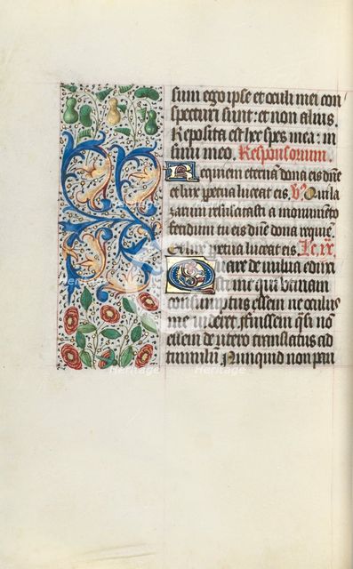 Book of Hours (Use of Rouen): fol. 132v, c. 1470. Creator: Master of the Geneva Latini (French, active Rouen, 1460-80).