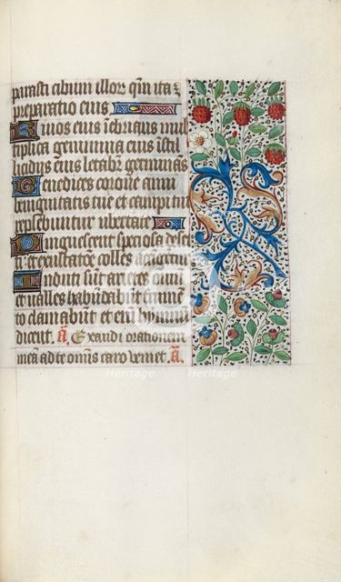 Book of Hours (Use of Rouen): fol. 137r, c. 1470. Creator: Master of the Geneva Latini (French, active Rouen, 1460-80).