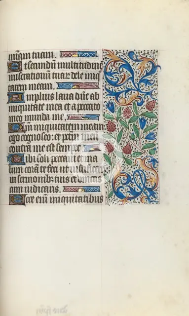 Book of Hours (Use of Rouen): fol. 134r, c. 1470. Creator: Master of the Geneva Latini (French, active Rouen, 1460-80).