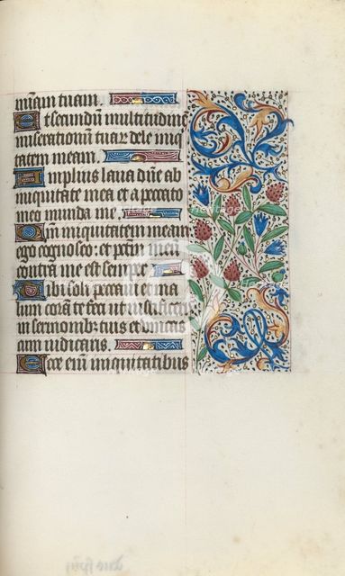Book of Hours (Use of Rouen): fol. 134r, c. 1470. Creator: Master of the Geneva Latini (French, active Rouen, 1460-80).