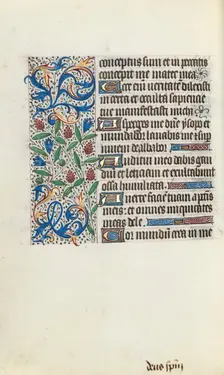 Book of Hours (Use of Rouen): fol. 134v, c. 1470. Creator: Master of the Geneva Latini (French, active Rouen, 1460-80)