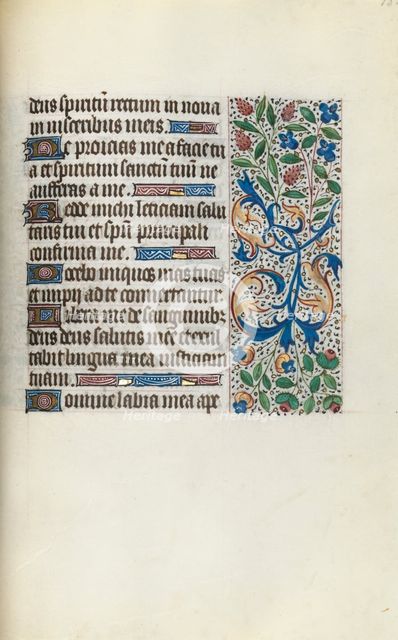 Book of Hours (Use of Rouen): fol. 135r, c. 1470. Creator: Master of the Geneva Latini (French, active Rouen, 1460-80).