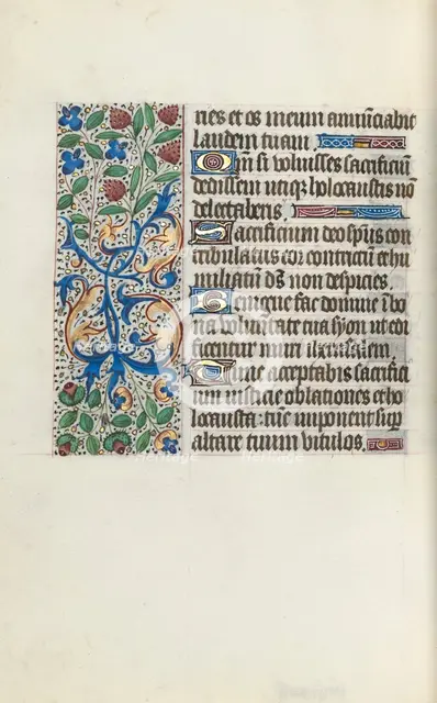 Book of Hours (Use of Rouen): fol. 135v, c. 1470. Creator: Master of the Geneva Latini (French, active Rouen, 1460-80).