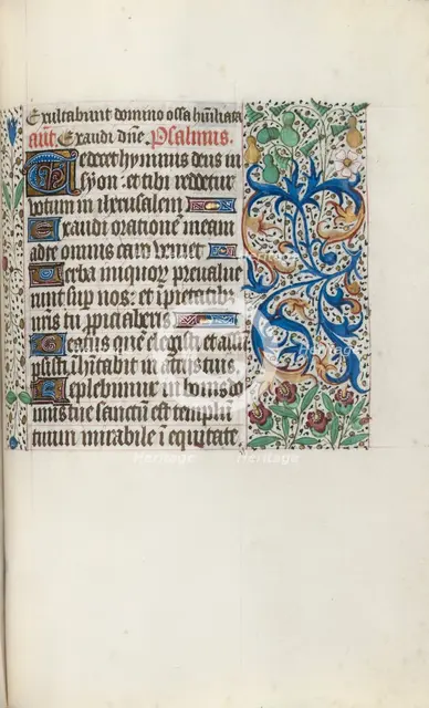 Book of Hours (Use of Rouen): fol. 136r, c. 1470. Creator: Master of the Geneva Latini (French, active Rouen, 1460-80).