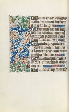 Book of Hours (Use of Rouen): fol. 136v, c. 1470. Creator: Master of the Geneva Latini (French, active Rouen, 1460-80)