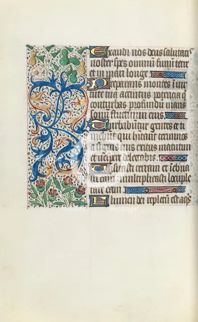 Book of Hours (Use of Rouen): fol. 136v, c. 1470. Creator: Master of the Geneva Latini (French, active Rouen, 1460-80).