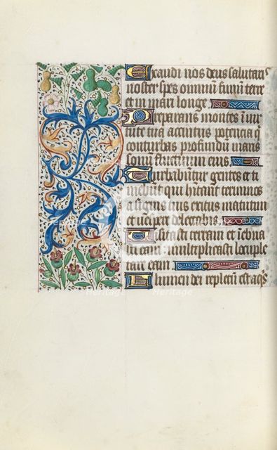 Book of Hours (Use of Rouen): fol. 136v, c. 1470. Creator: Master of the Geneva Latini (French, active Rouen, 1460-80).