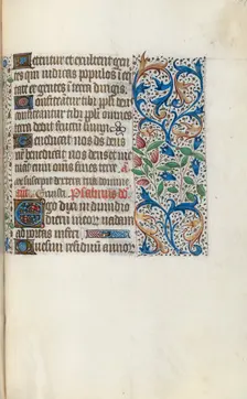 Book of Hours (Use of Rouen): fol. 139r, c. 1470. Creator: Master of the Geneva Latini (French, active Rouen, 1460-80)