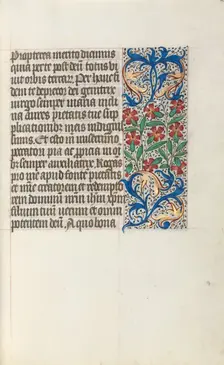 Book of Hours (Use of Rouen): fol. 24r, c. 1470. Creator: Master of the Geneva Latini (French, active Rouen, 1460-80)