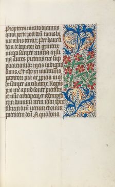 Book of Hours (Use of Rouen): fol. 24r, c. 1470. Creator: Master of the Geneva Latini (French, active Rouen, 1460-80)